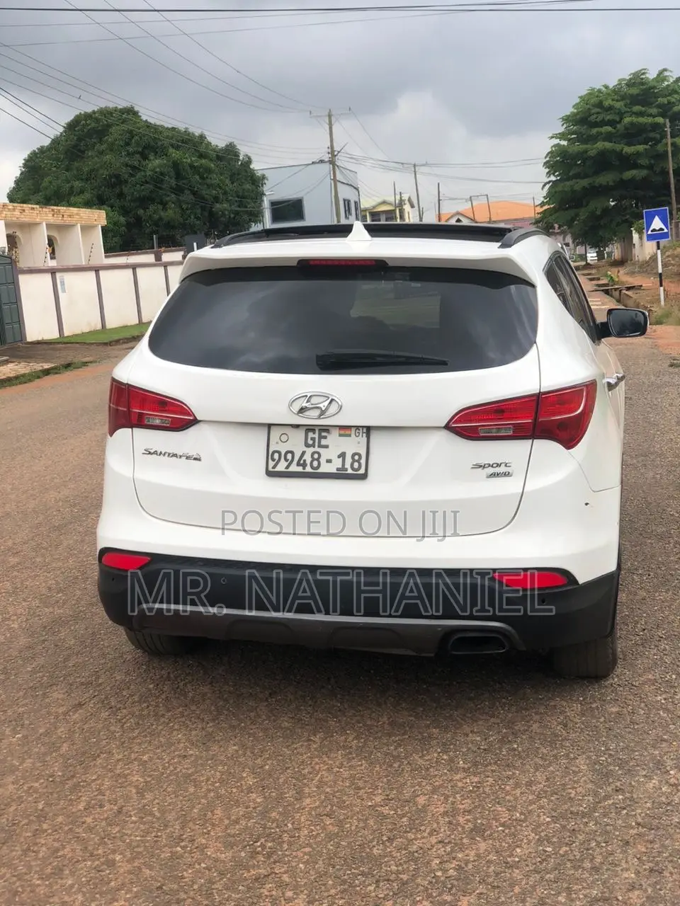 Hyundai Santa Fe 2014 White
