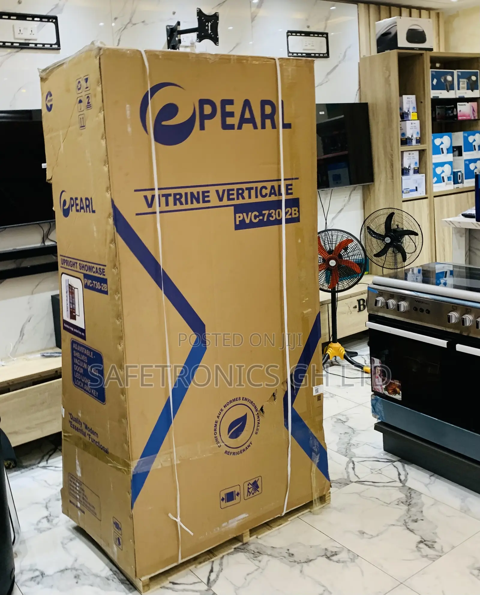 Ultra Sleek Pearl PVC-730-2b Double Door Display 610l Fridge