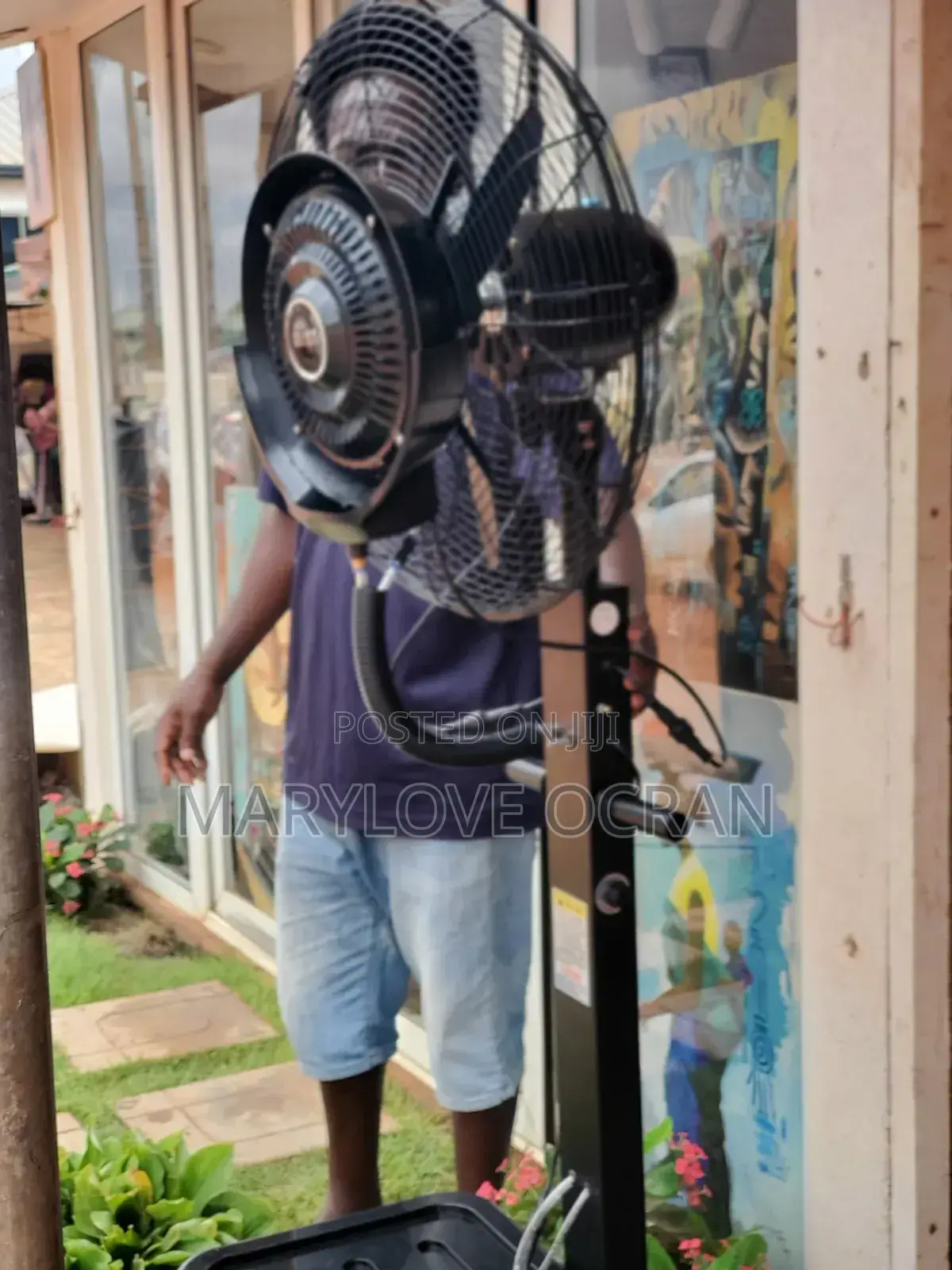 High-Quality Mist/Ice Industrial Fan 26 Inches