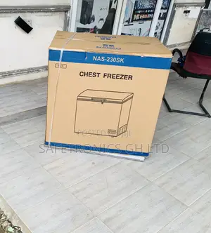 Accurate Sleek Nasco 195l Nas-230sk Chest Freezer Silver