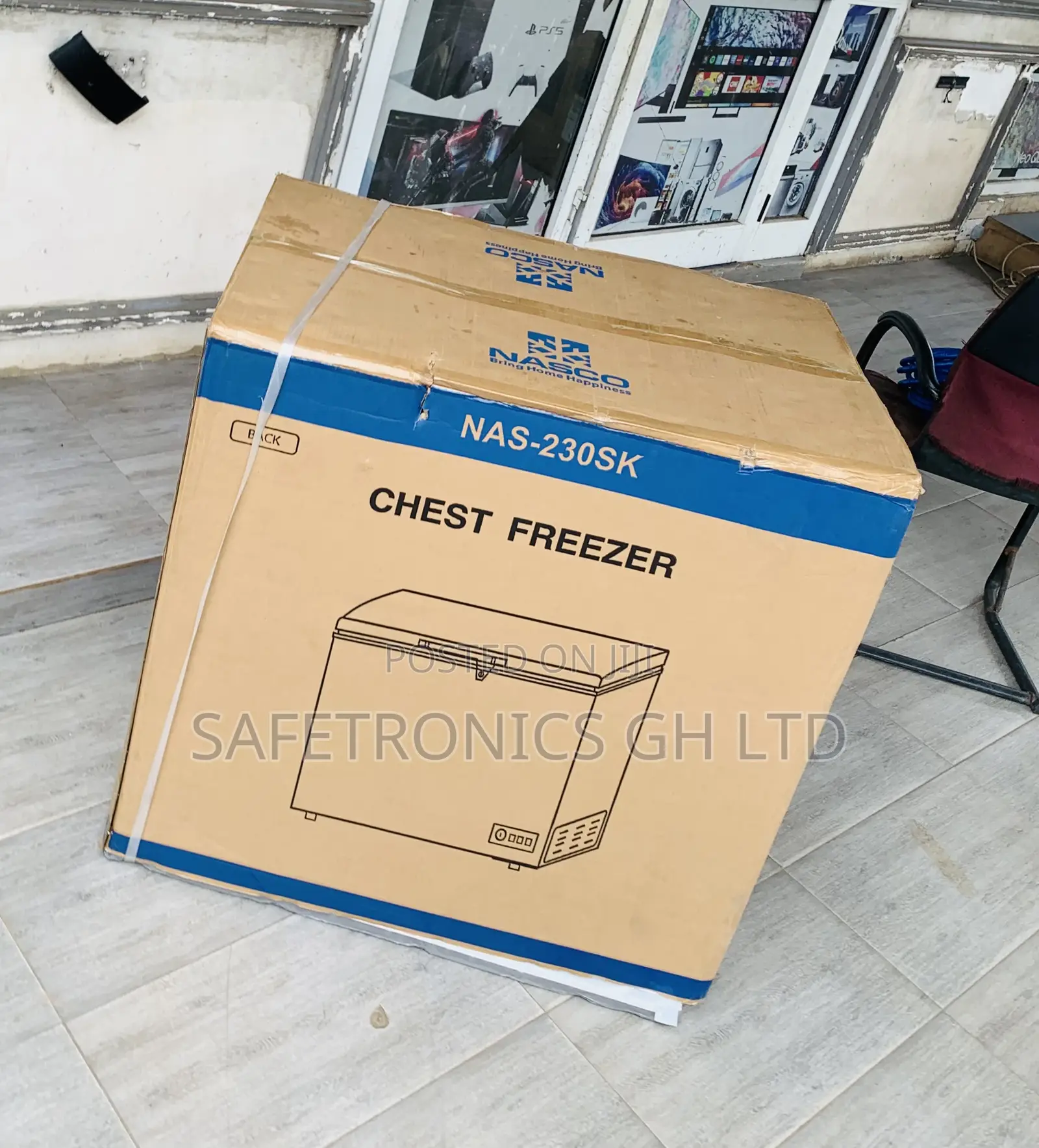 Super Classic Nasco 195l Nas-230sk Chest Freezer Silver