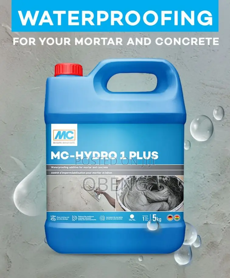 Fresh Concrete and Mortar Waterproofing Agent- Mc Hydro 1 Plus