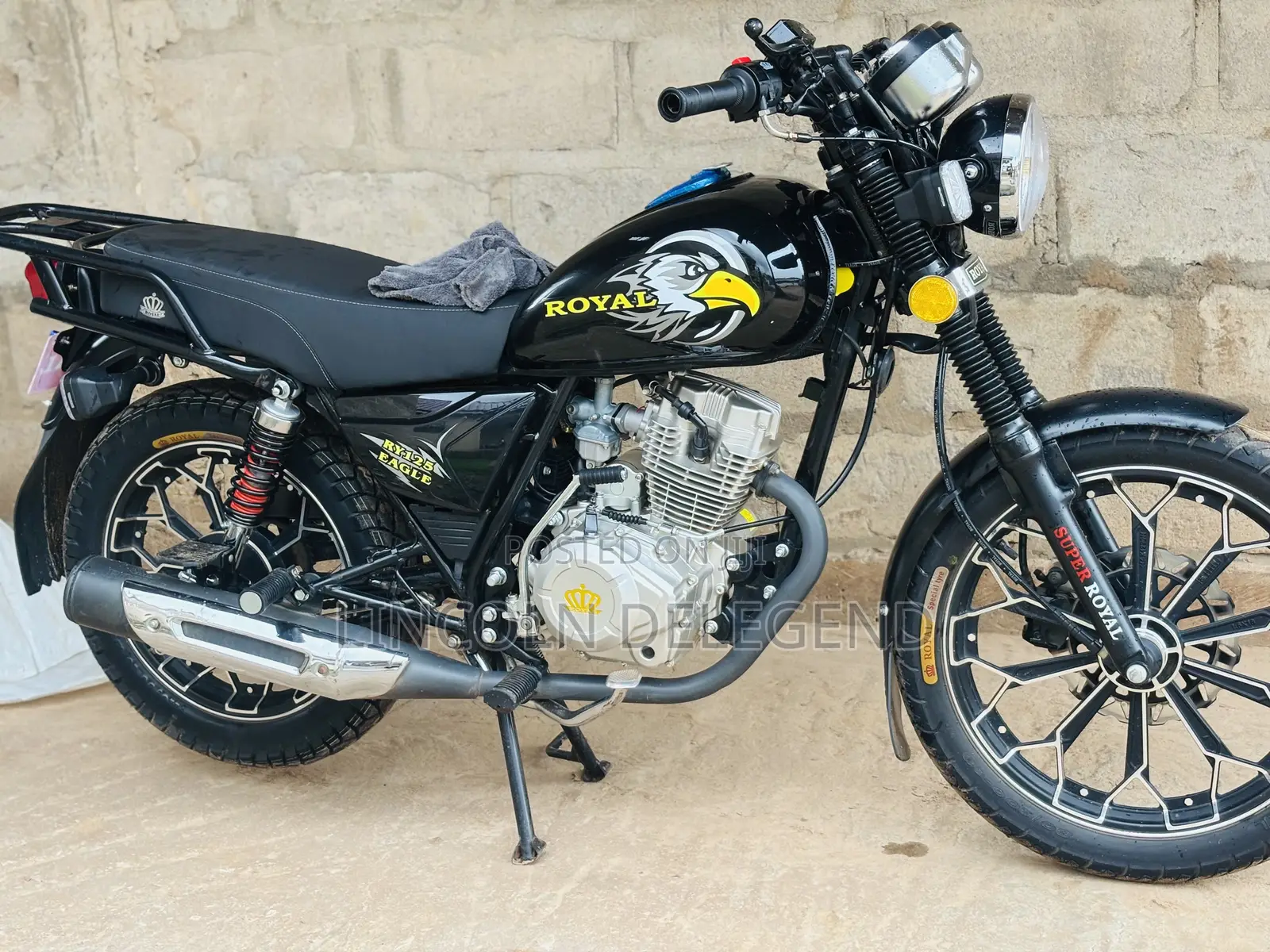 New Royal RY125 2026 Black