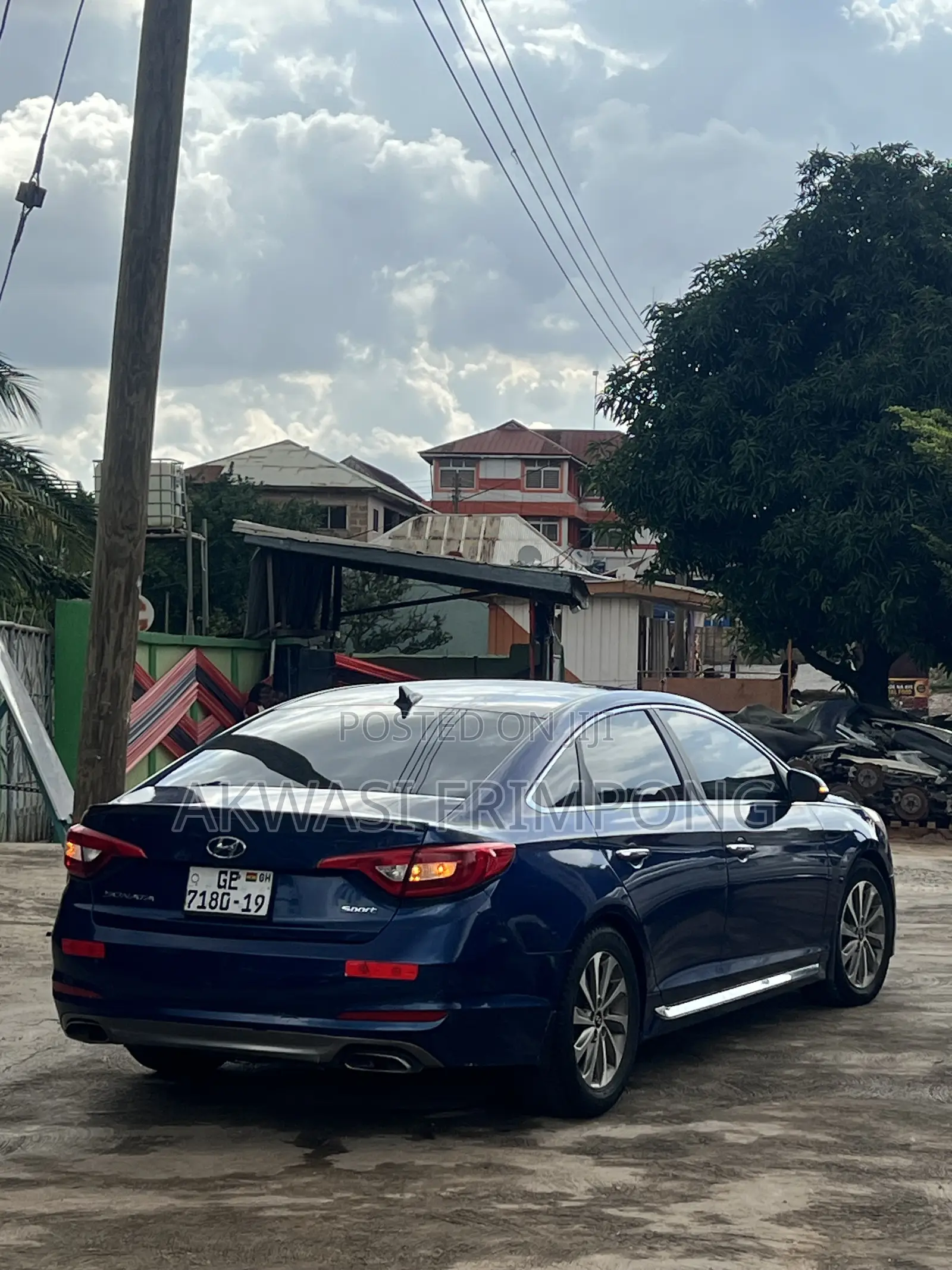 Hyundai Sonata Sport 4dr Sedan (2.4L 4cyl 6A) 2015 Blue