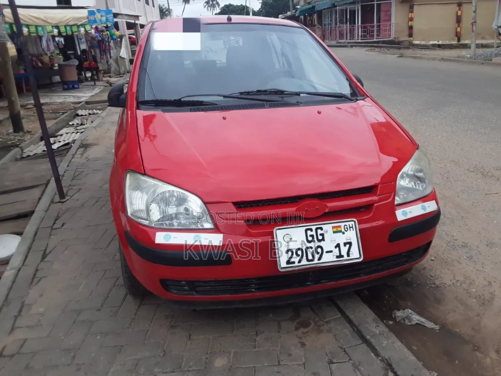 Hyundai Getz 2007 Red
