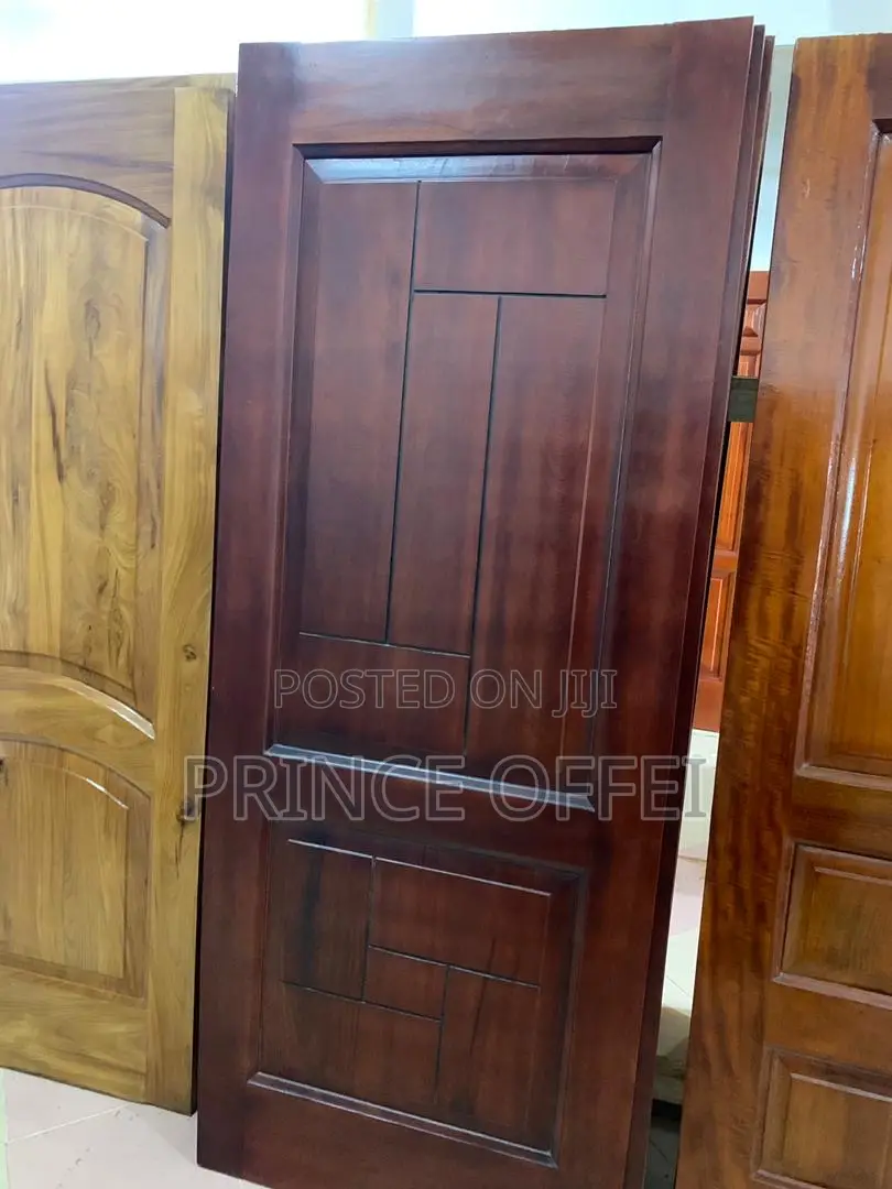 Ghana Made Polished Wood Doors