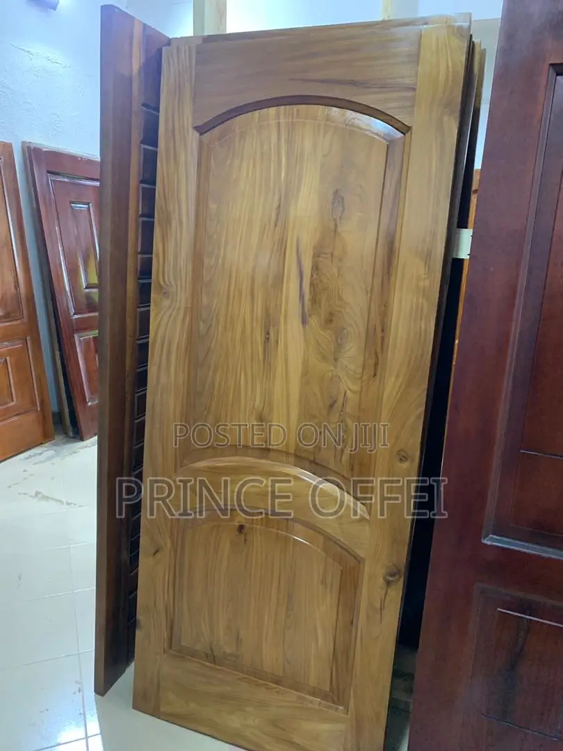 Ghana Made Polished Wood Doors
