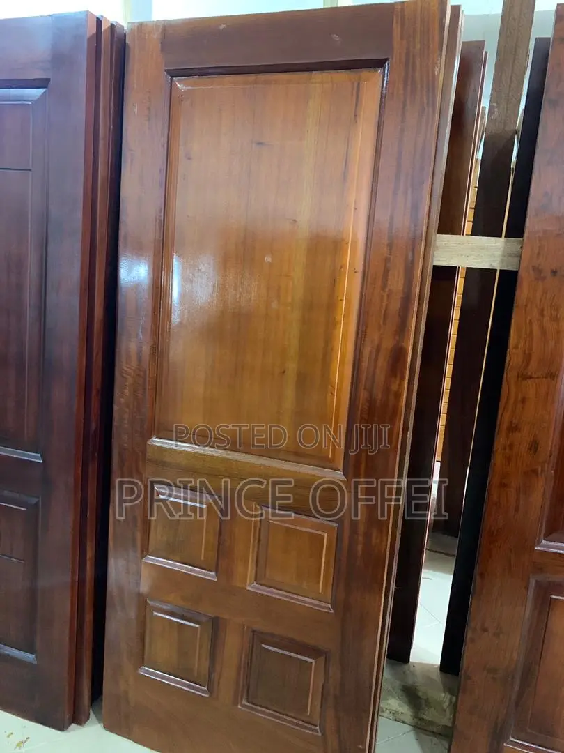 Ghana Made Polished Wood Doors