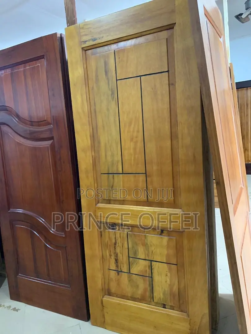 Ghana Made Polished Wood Doors