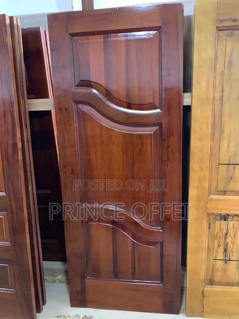 Ghana Made Polished Wood Doors