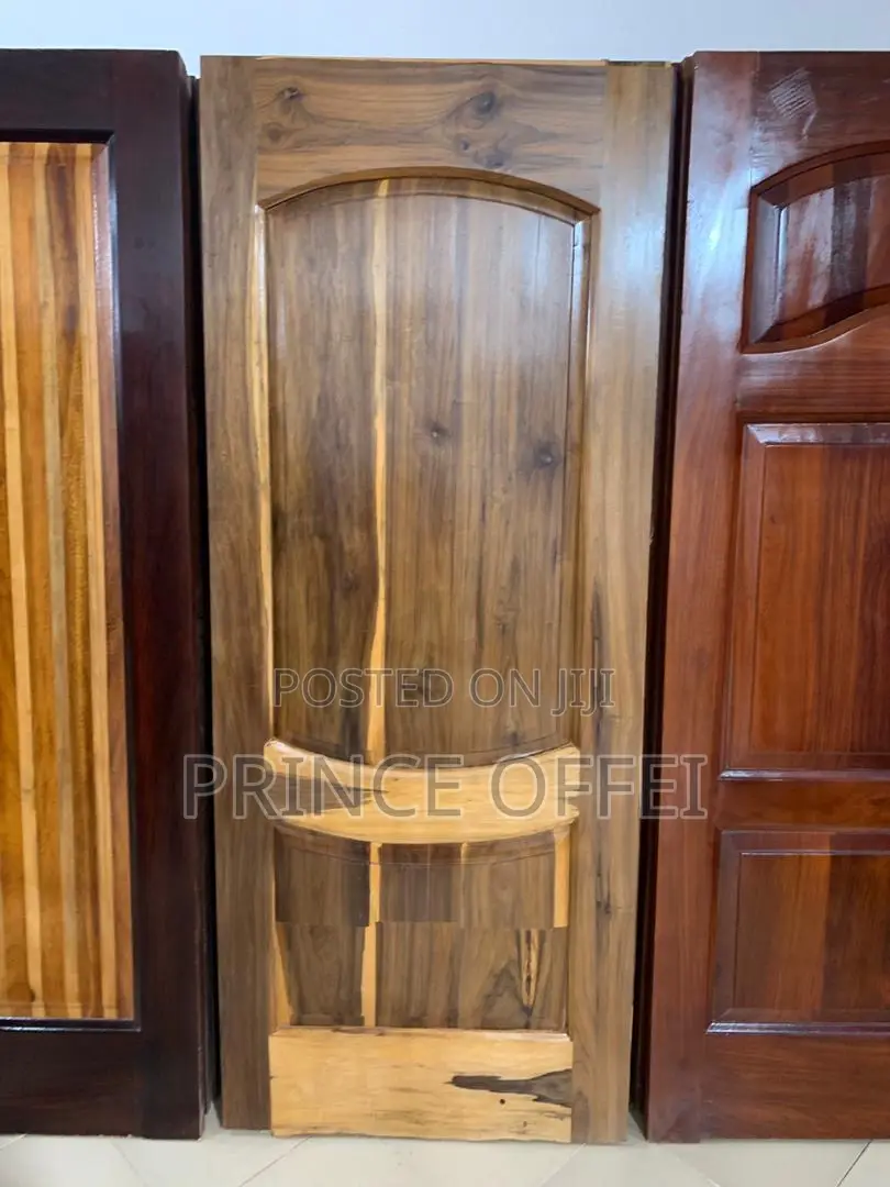 Ghana Made Polished Wood Doors