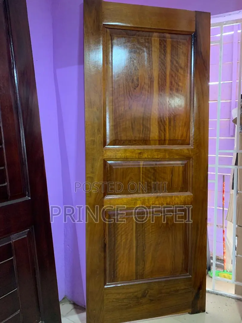 Ghana Made Polished Wood Doors