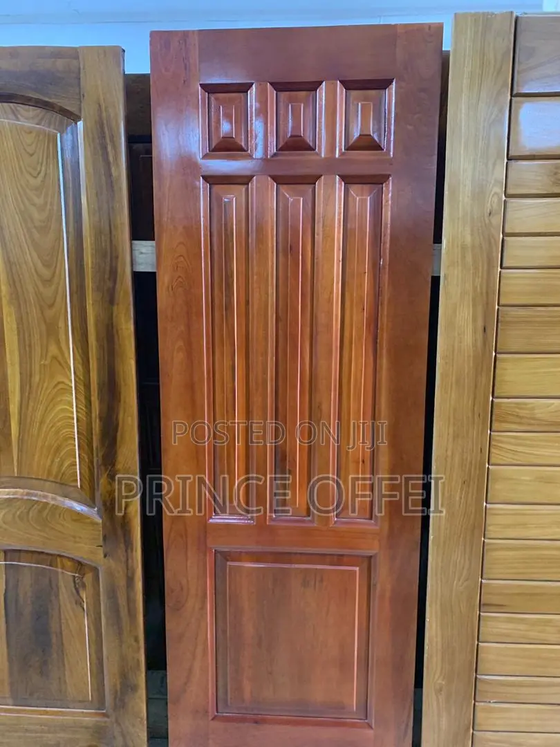 Ghana Made Polished Wood Doors