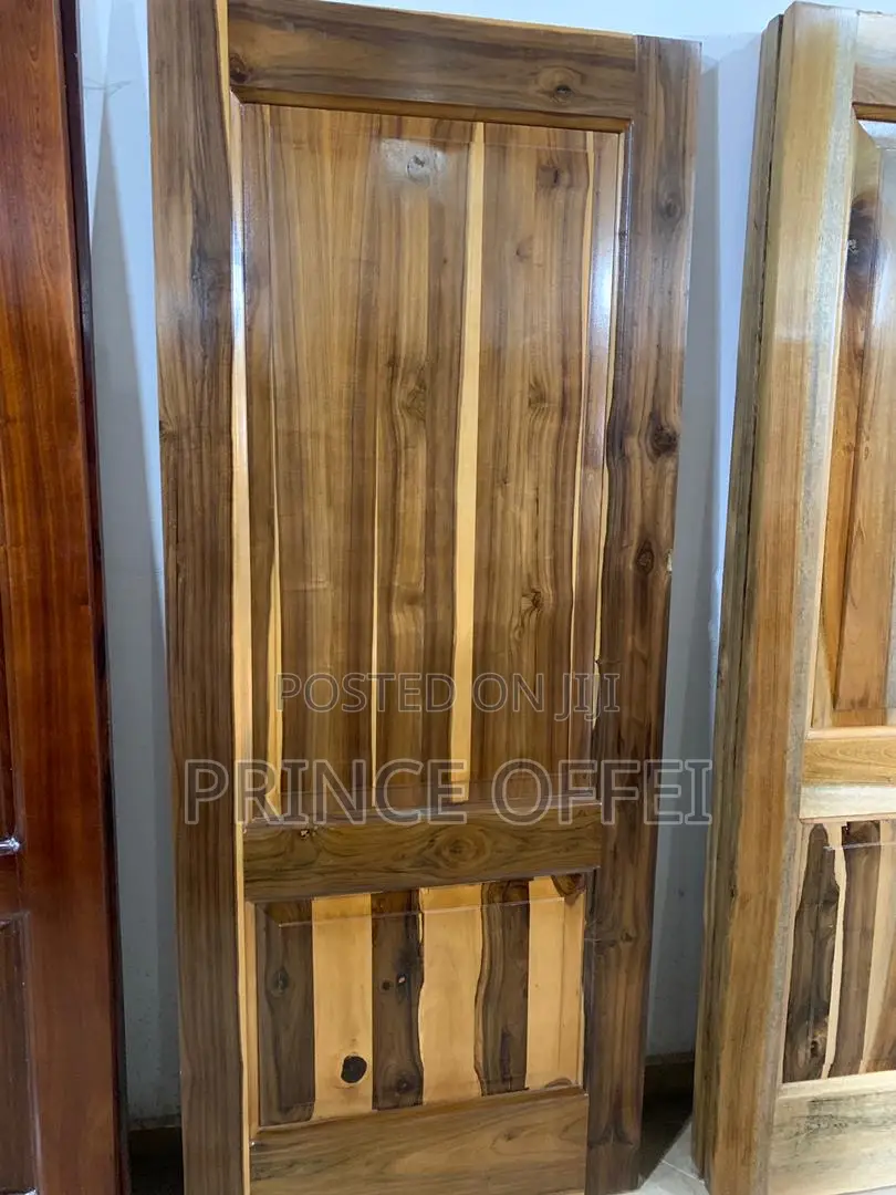 Ghana Made Polished Wood Doors