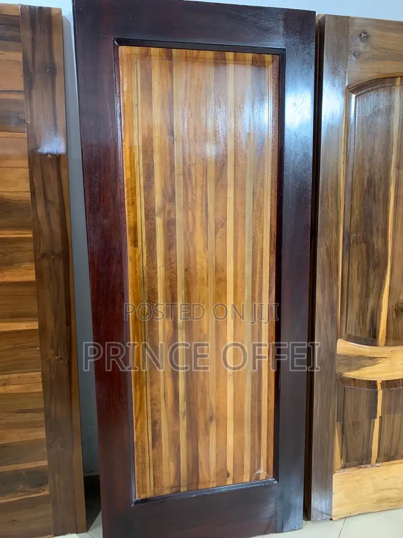 Ghana Made Polished Wood Doors