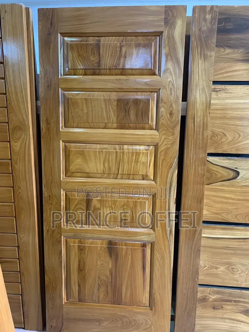 Ghana Made Polished Wood Doors