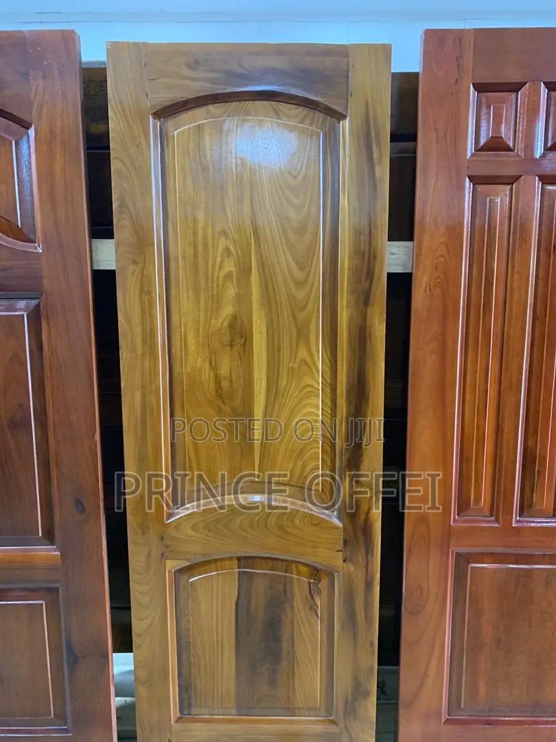 Ghana Made Polished Wood Doors