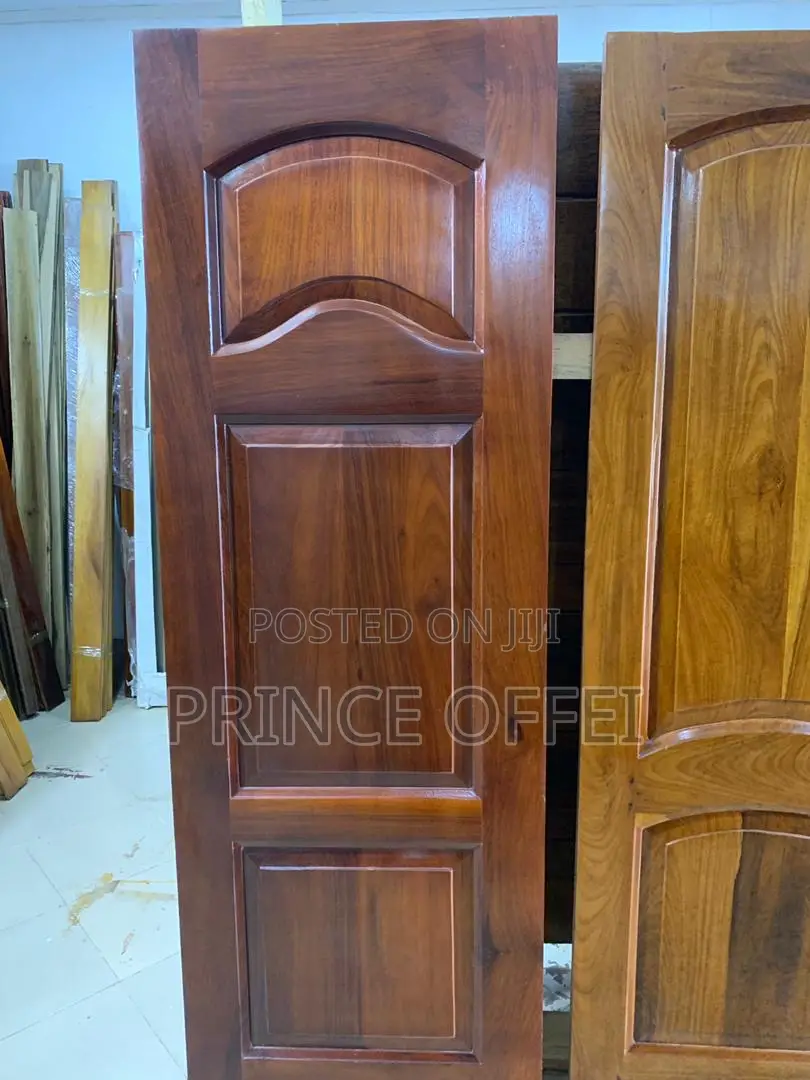 Ghana Made Polished Wood Doors