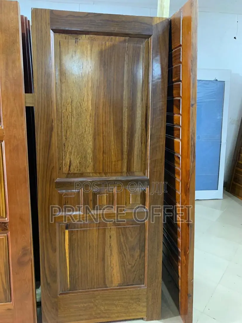 Ghana Made Polished Wood Doors