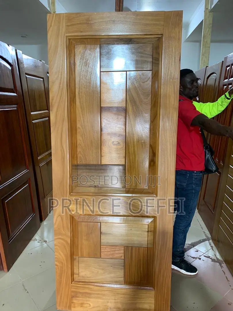 Ghana Made Polished Wood Doors