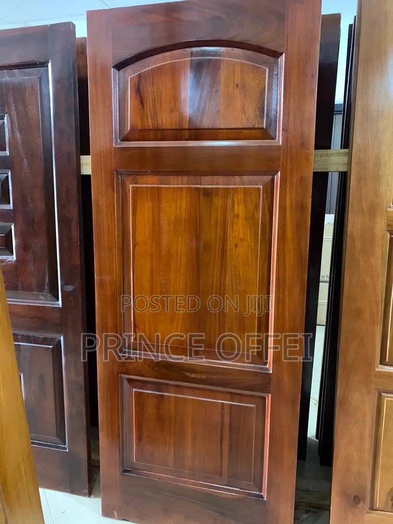 Ghana Made Polished Wood Doors