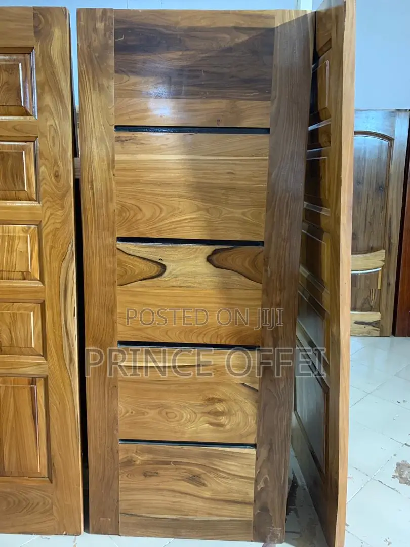 Ghana Made Polished Wood Doors