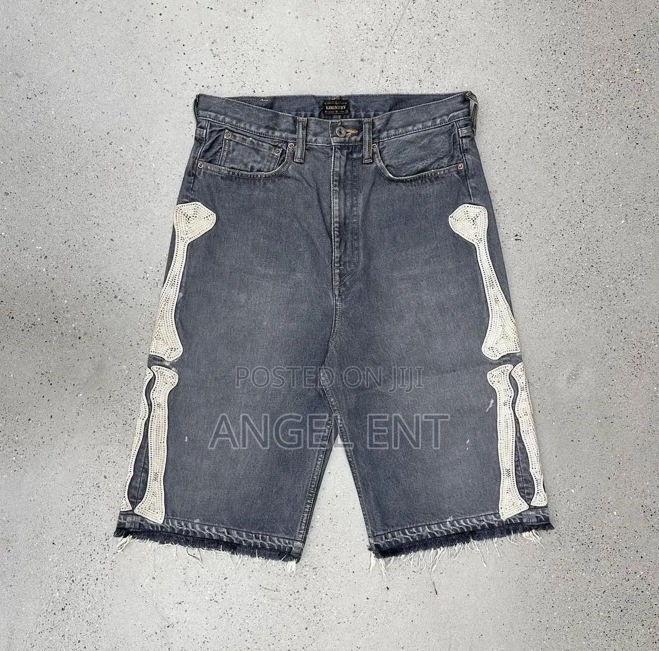 Kapital Denim 5 Pocket Bone Shorts Available (Location: Adum Kumasi)