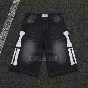 Kapital Denim 5 Pocket Bone Shorts Available (Location: Adum Kumasi)
