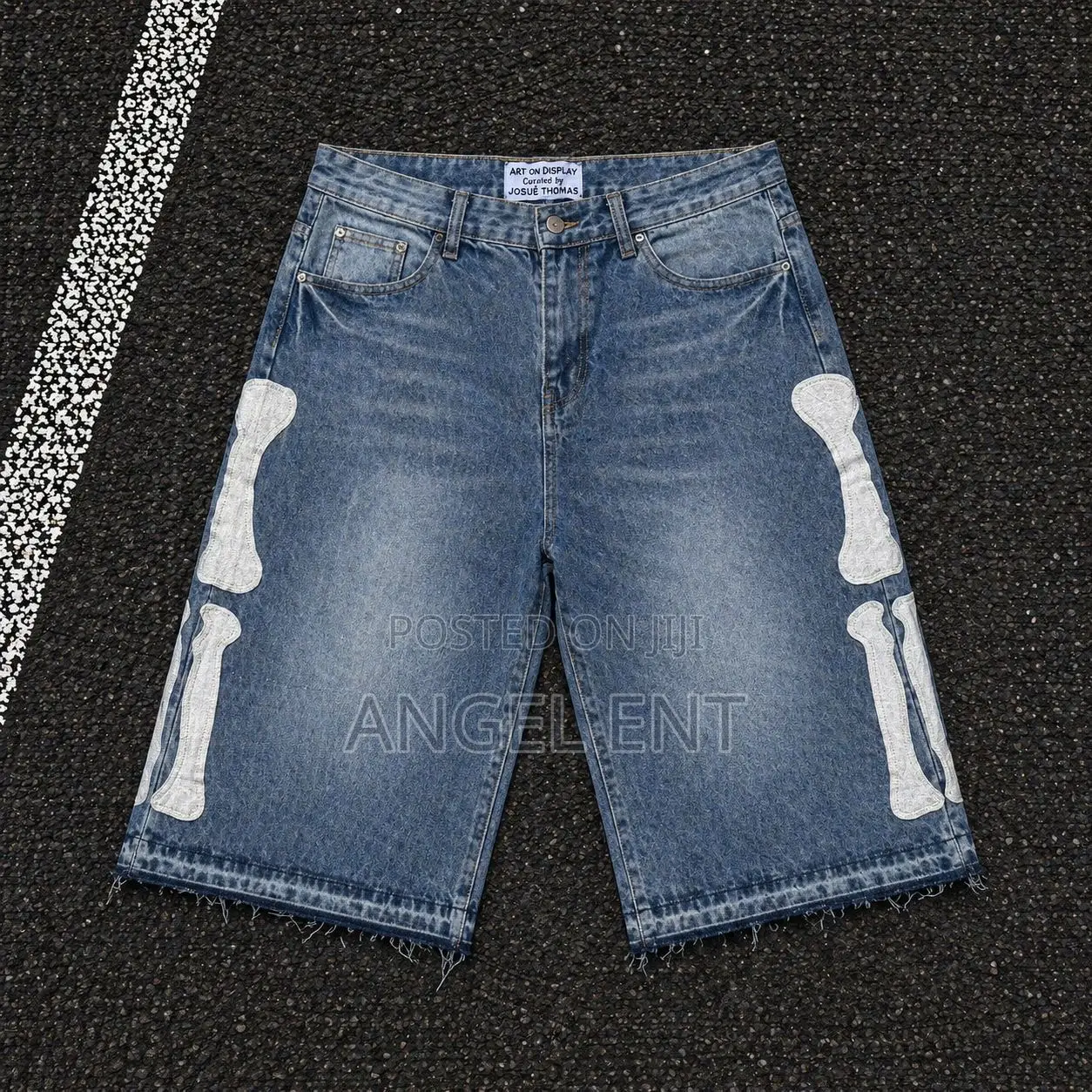 Kapital Denim 5 Pocket Bone Shorts Available (Location: Adum Kumasi)