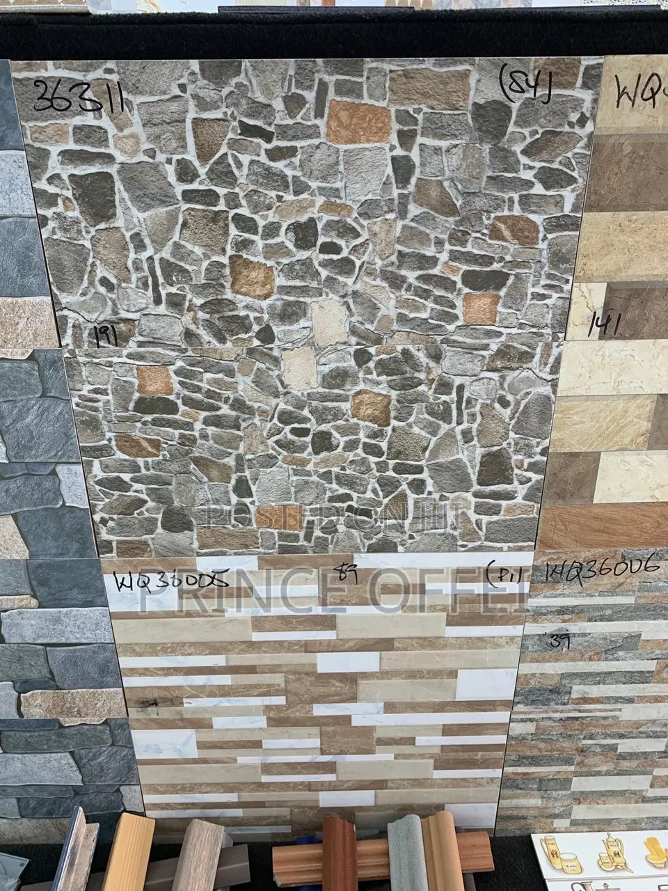 30/60cm Ghana Made Facial Tiles