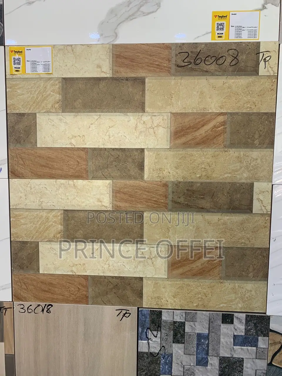 30/60cm Ghana Made Facial Tiles