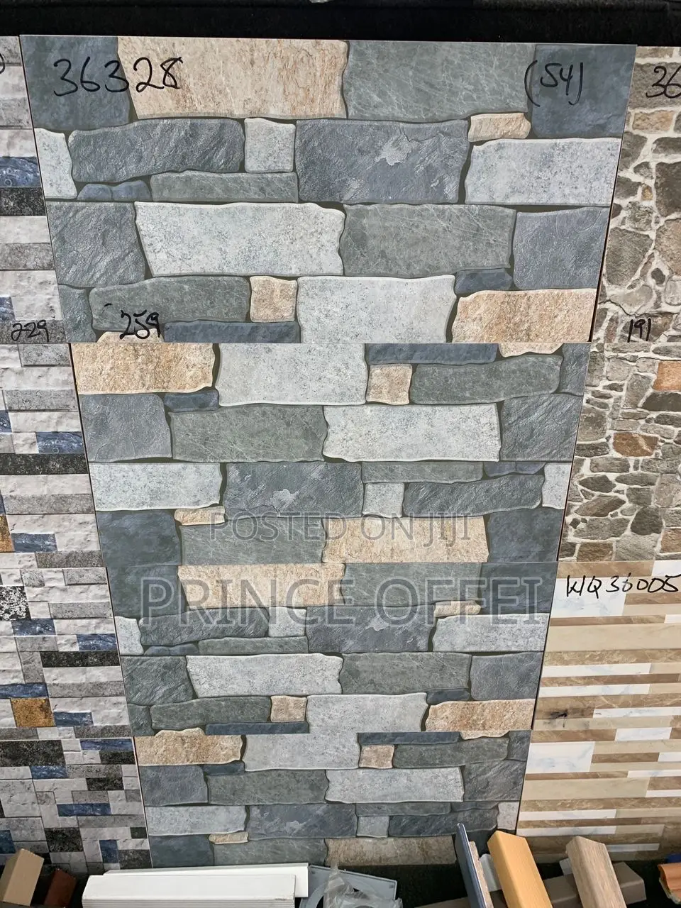 30/60cm Ghana Made Facial Tiles