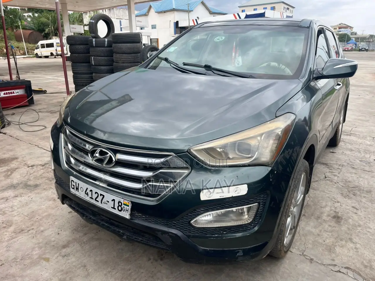 Hyundai Santa Fe Limited 4dr SUV (3.3L 6cyl 6A) 2014 Green