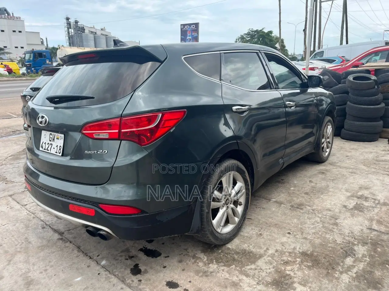 Hyundai Santa Fe Limited 4dr SUV (3.3L 6cyl 6A) 2014 Green