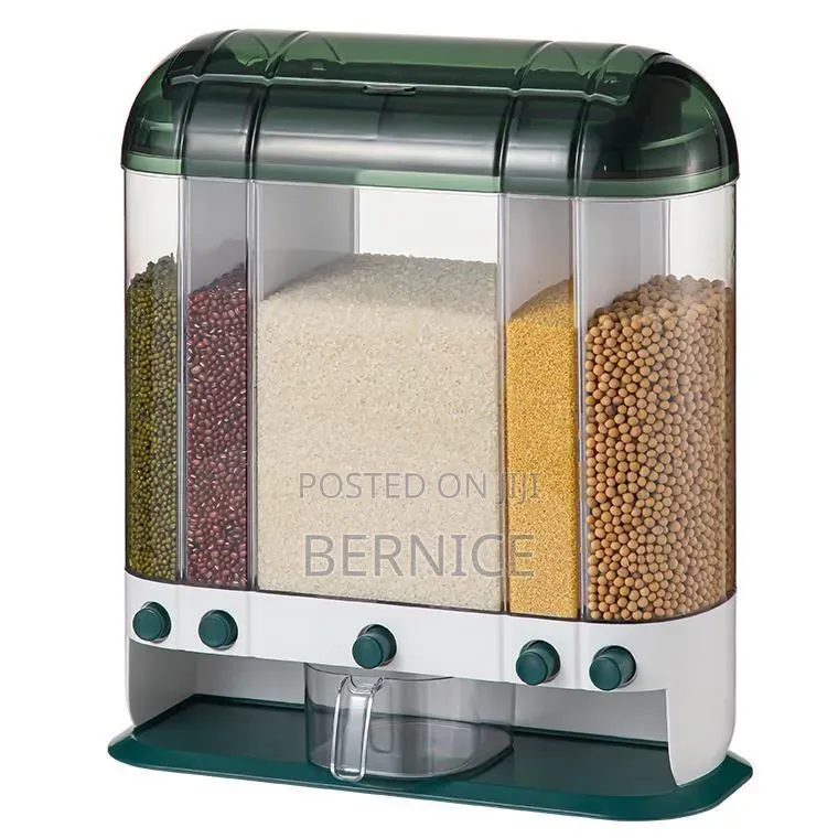 5-compartment Grain Storage Dispenser
