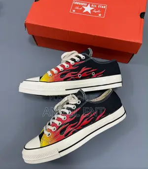 Converse Chuck 70 High "Fire" Sneakers in Box (Loc: Adum Kumasi)