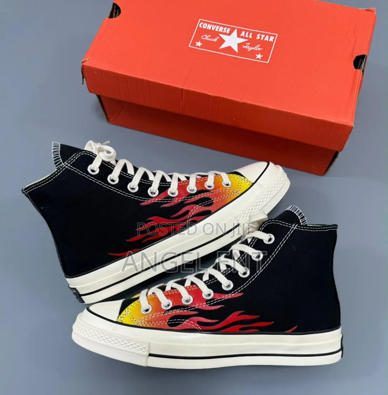 Converse Chuck 70 High "Fire" Sneakers in Box (Loc: Adum Kumasi)