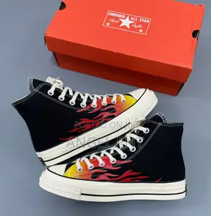 Converse Chuck 70 High "Fire" Sneakers in Box (Loc: Adum Kumasi)