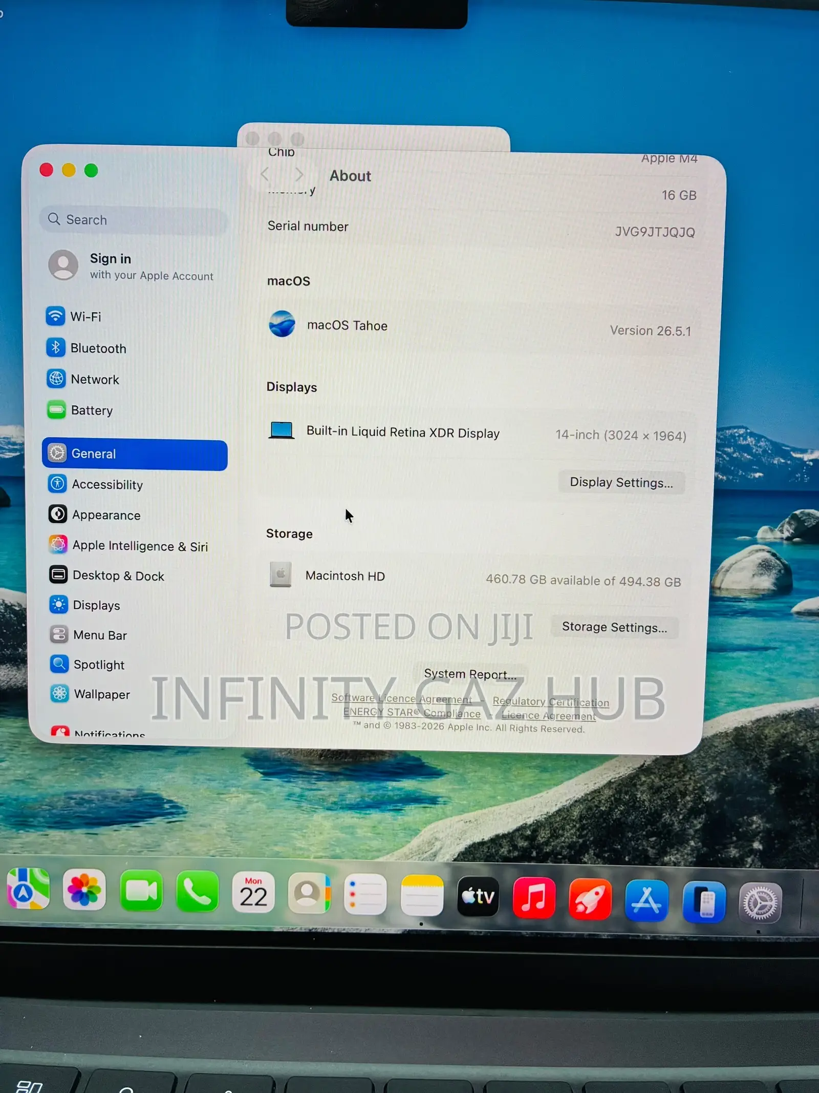 Laptop Apple MacBook Pro 2024 M4 1GB Apple M4 SSHD (Hybrid) 512GB