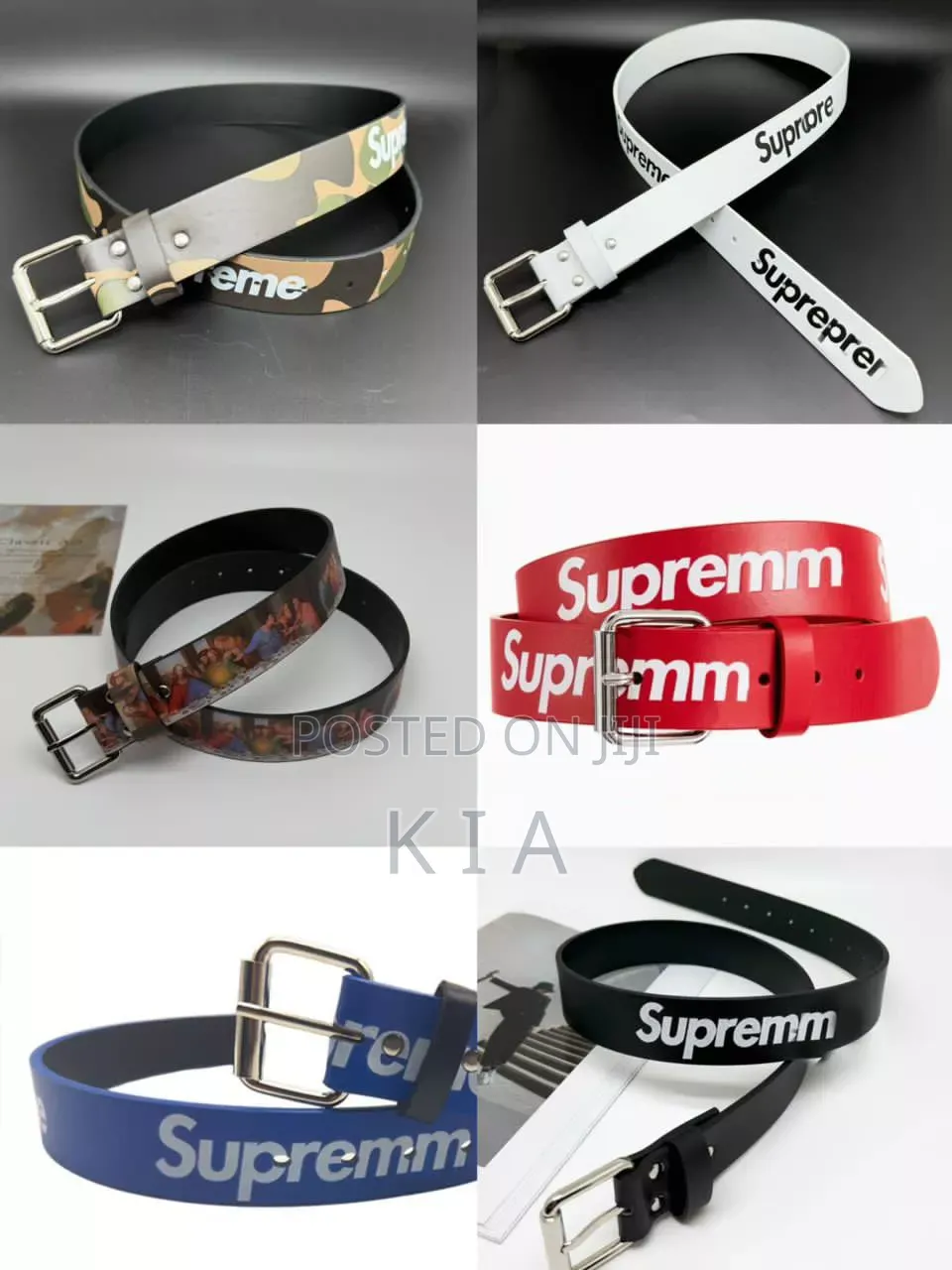 Fashion Belt – Unisex Streetwear Belt Available in Multiple Colors.