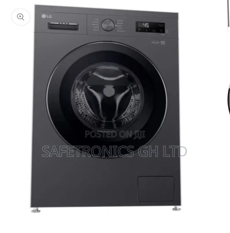 Energy Sufficient Lg 8kg Ai Dd Front Load Washing Machine Matte Black