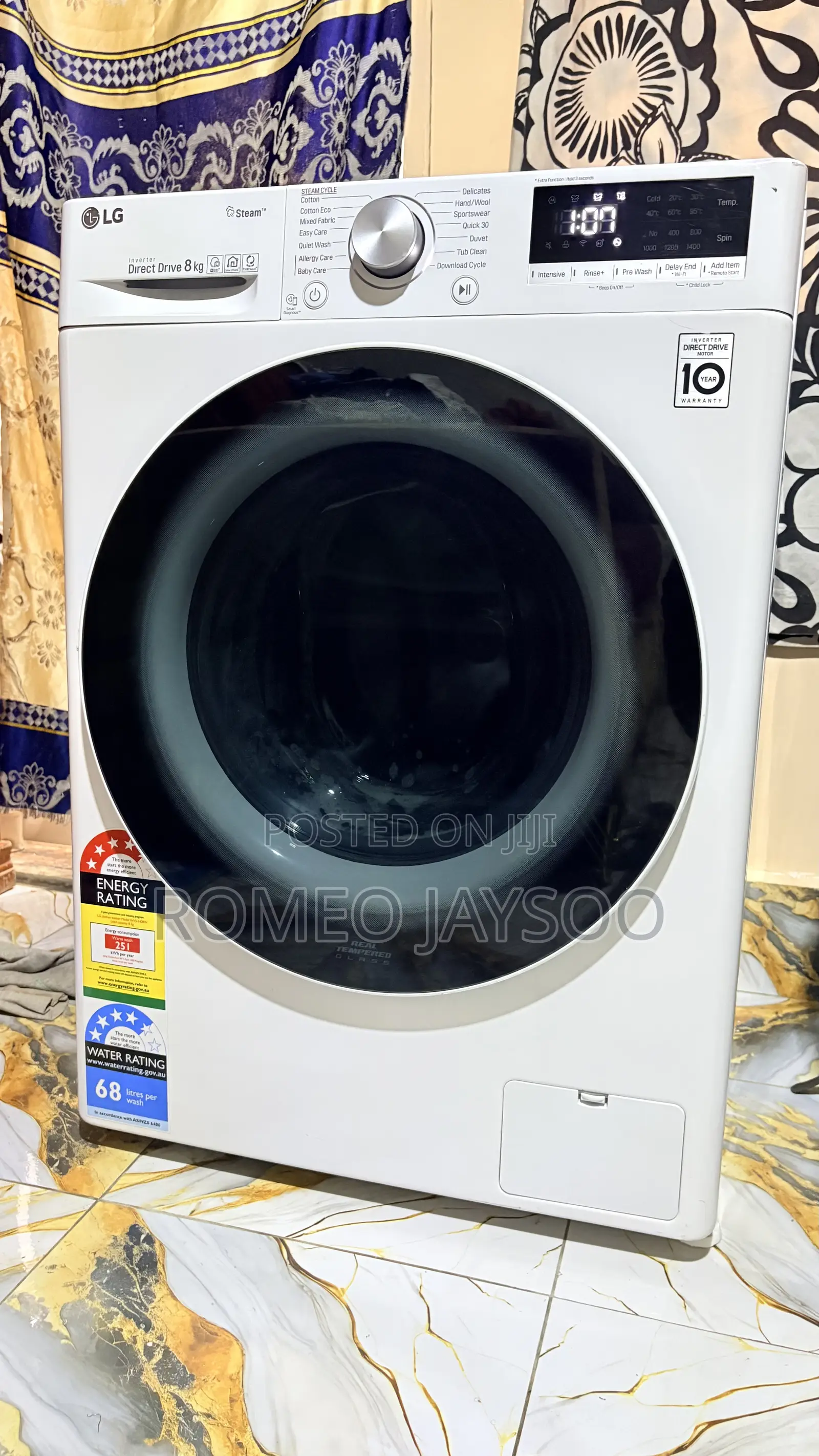 Lg 8kg Ai Wifi Washing Machine
