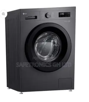 Newest Version Lg 8kg Ai DDTM Front Load Washing Machine - Matte Black