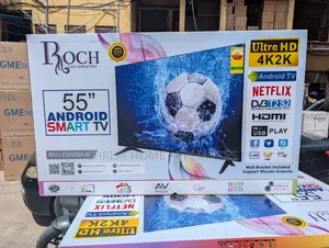 Roch 55" Android Smart Tv Ultra Hd | Netflix | Wi-fi |Wall Bracket