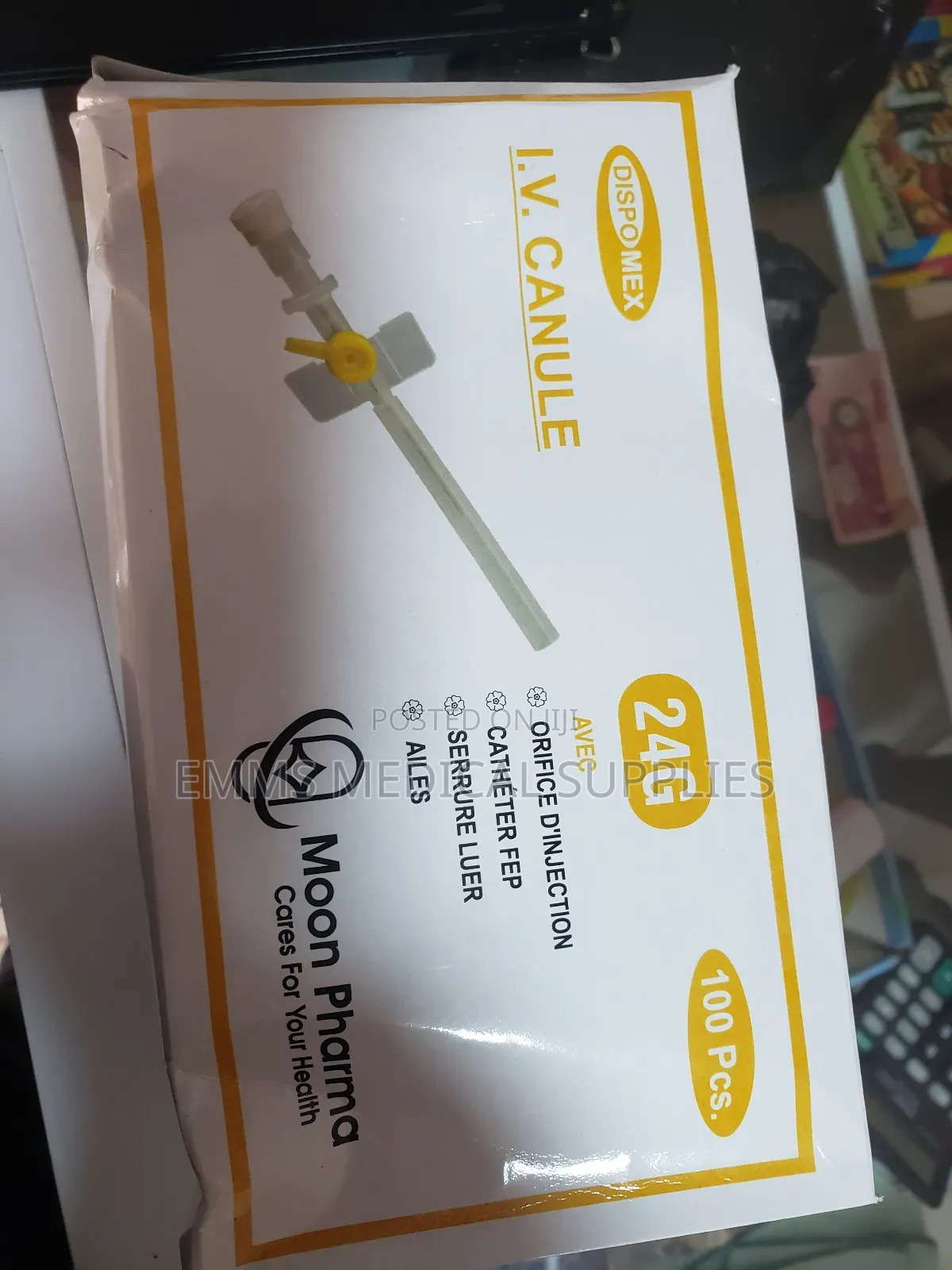Cannula 24g (Yellow)