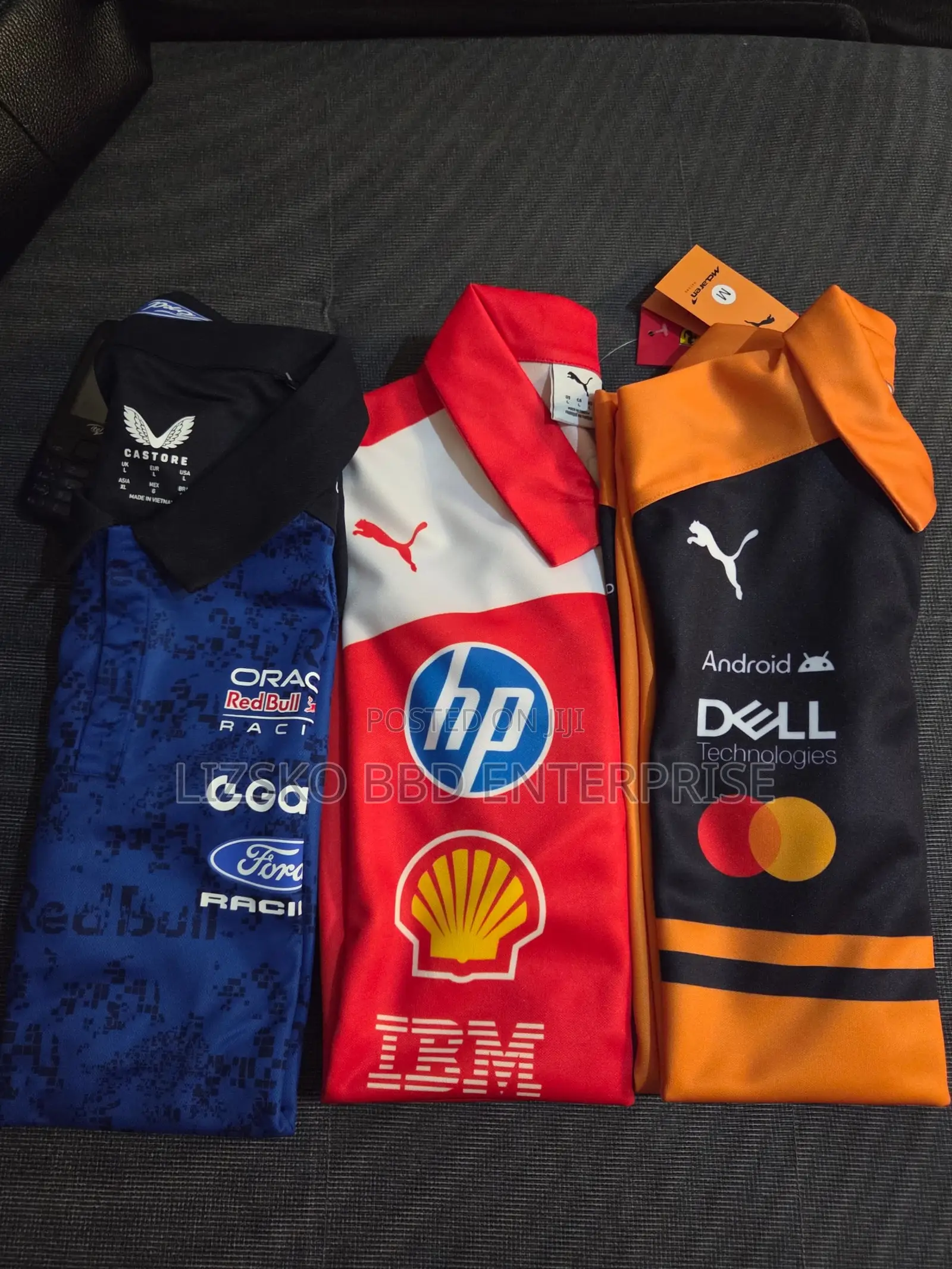 Formula 1 Shirts (Mercedes, Ferrari, McLaren, Redbull) Available