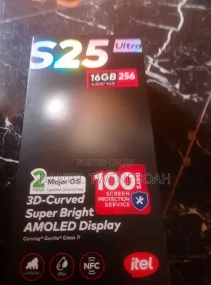 New Itel S25 Ultra 256 GB Silver