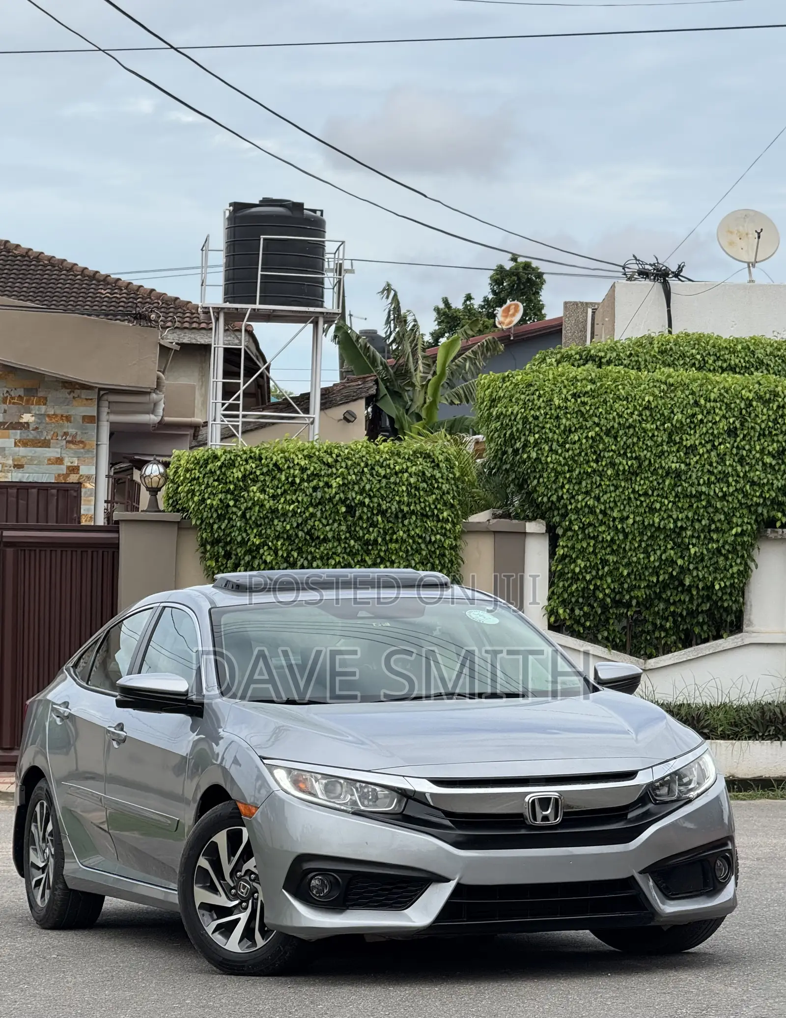 Honda Civic EX Sedan 2018 Gray