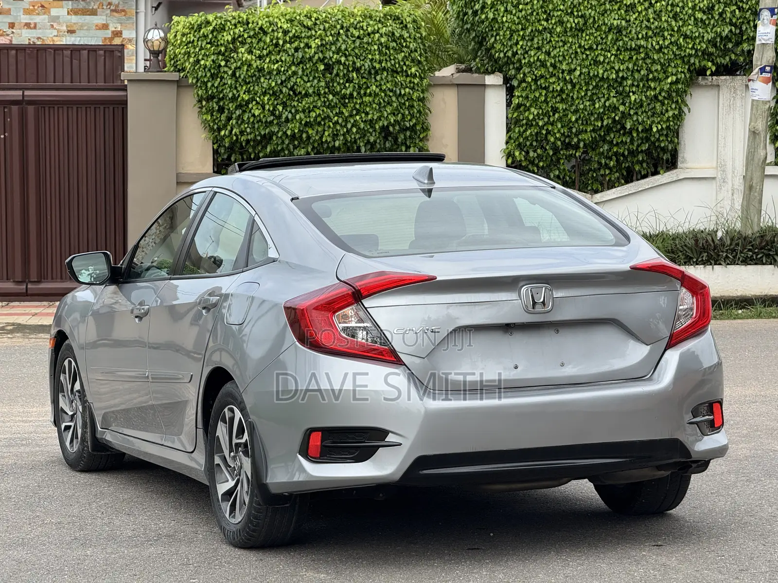 Honda Civic EX Sedan 2018 Gray