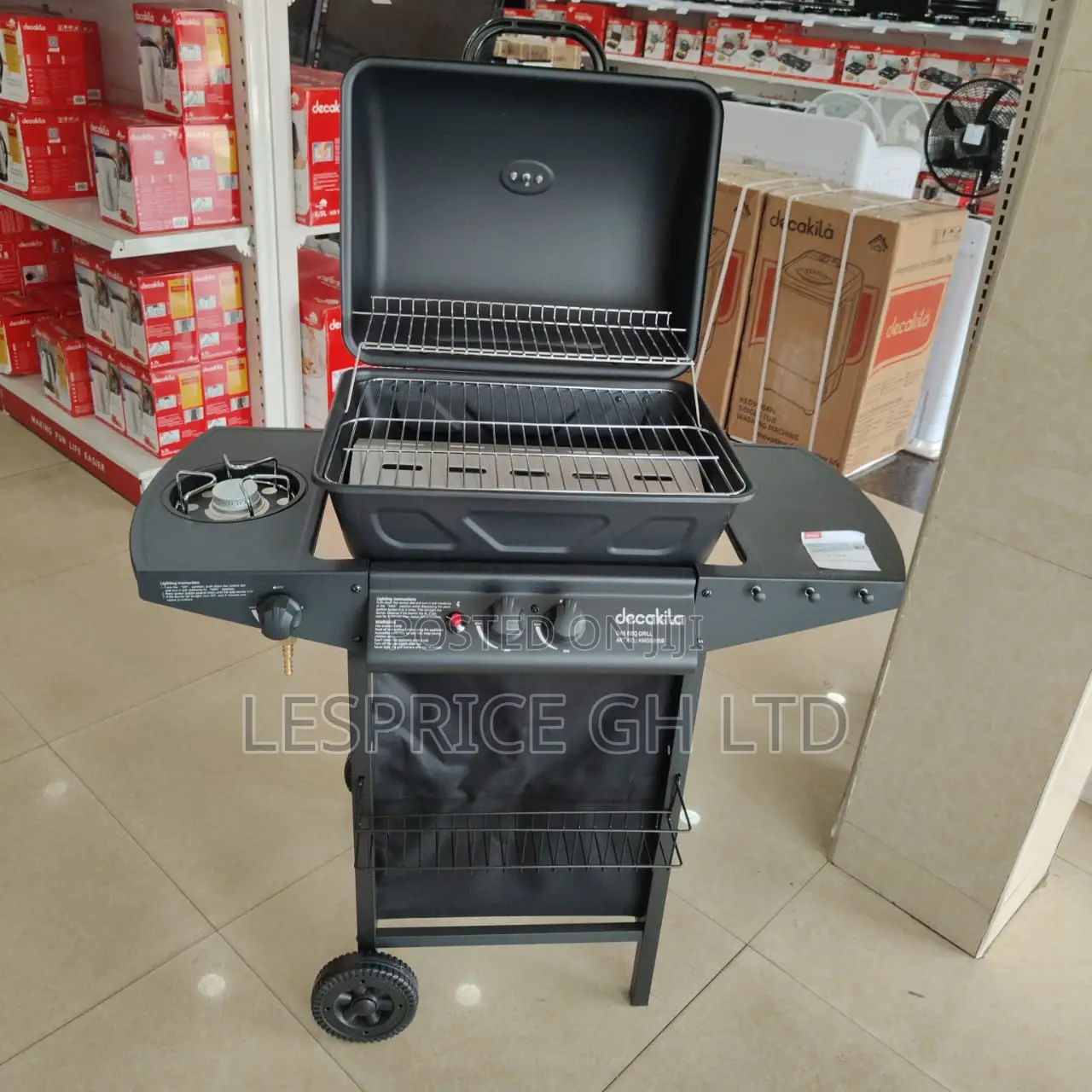 Topmost Quality 2 Burner Gas BBQ Grill From Decakila